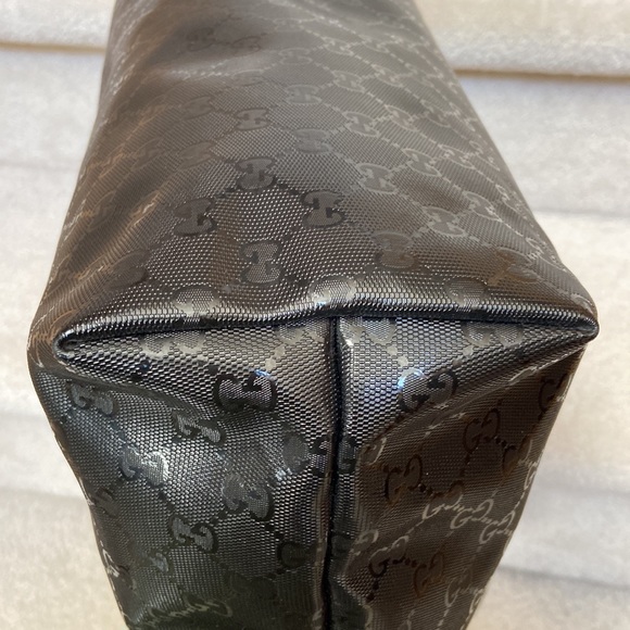 authentic gucci grey GG imprime large tote bag - Picture 7 of 15